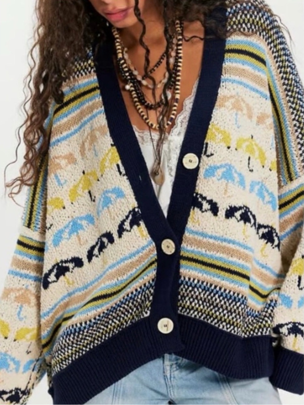NWT We The Free Umbrella Day Cardi Medium